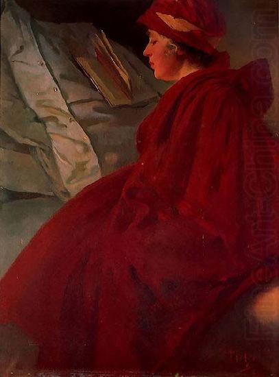 The Red Cape, Alfons Mucha